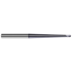 Harvey Tool - Ball End Mills; Mill Diameter (Inch): 1/8 ; Mill Diameter (Decimal Inch): 0.1250 ; Number of Flutes: 2 ; Length of Cut (Decimal Inch): 0.1000 ; Material: Solid Carbide ; Overall Length (Inch): 2-1/2 - Exact Industrial Supply