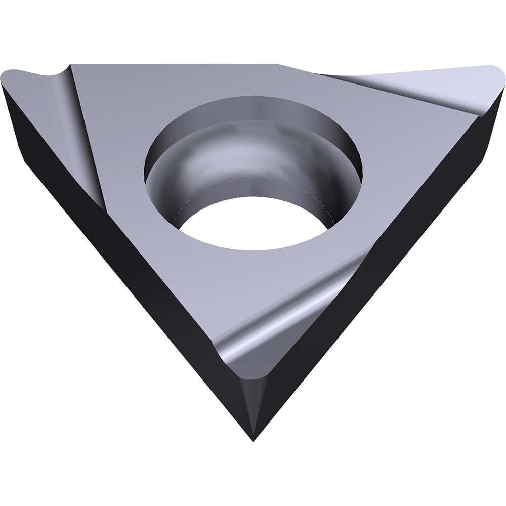 TBGT520.5RFY-AC5025S Carbide Turning Insert Absotech Bronze Finish, 0.2717″ Long, 0.1563″ Inscribed Circle, 0.0079″ Corner Radius, 0.0626″ Thick, 60° Included Angle, Series AC5000S