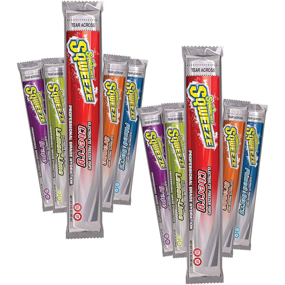 Sqwincher - 2 Cases of (150), 3 oz Pack of Assorted Freeze Pops - Makers Industrial Supply