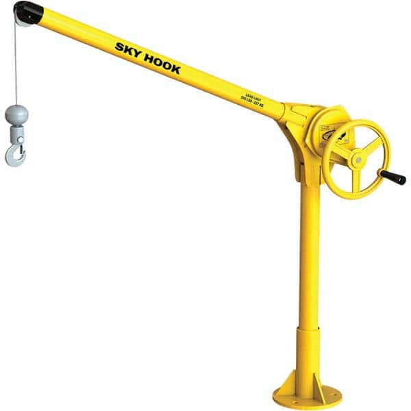 Sky Hook - 500 Lb Steel Lifting Hook Crane - Makers Industrial Supply