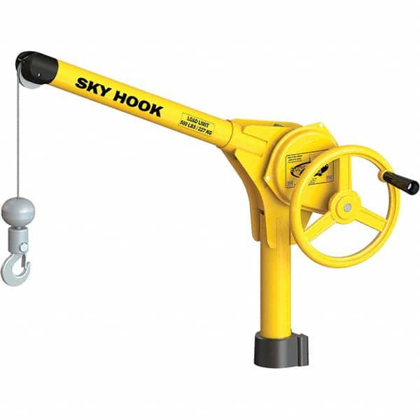 Sky Hook - 500 Lb Steel Lifting Hook Crane - Makers Industrial Supply