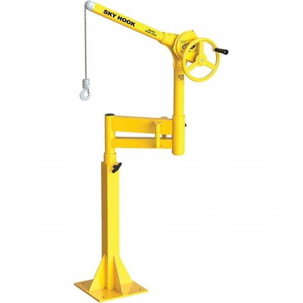 Sky Hook - 500 Lb Steel Lifting Hook Crane - Makers Industrial Supply