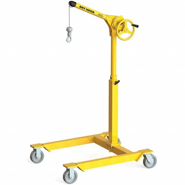 Sky Hook - 500 Lb Steel Lifting Hook Crane - Makers Industrial Supply