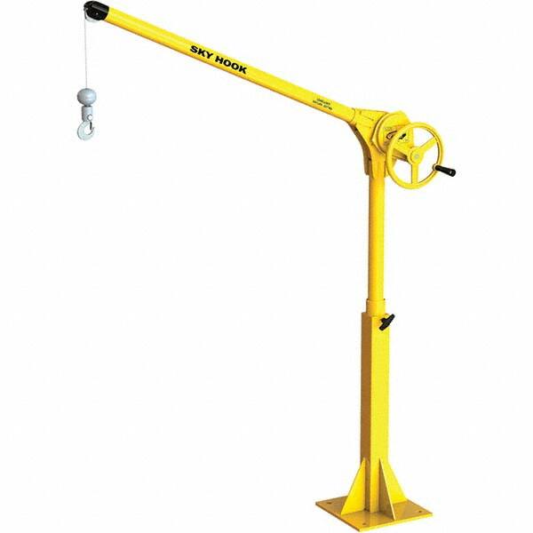 Sky Hook - 500 Lb Steel Lifting Hook Crane - Makers Industrial Supply