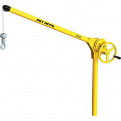 Sky Hook - 500 Lb Steel Lifting Hook Crane - Makers Industrial Supply