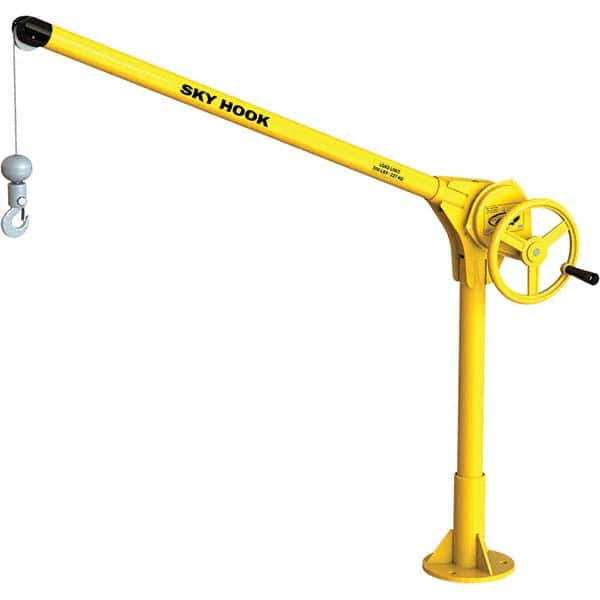 Sky Hook - 500 Lb Steel Lifting Hook Crane - Makers Industrial Supply