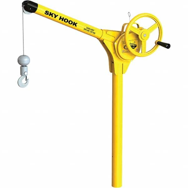 Sky Hook - 500 Lb Steel Lifting Hook Crane - Makers Industrial Supply