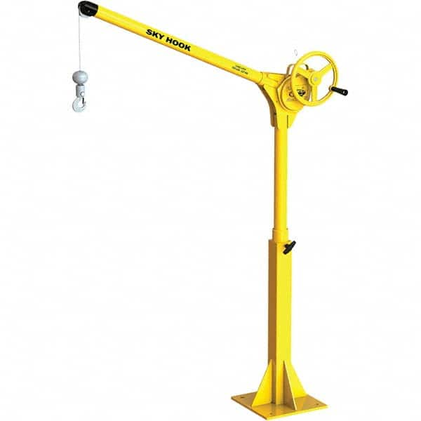 Sky Hook - 500 Lb Steel Lifting Hook Crane - Makers Industrial Supply