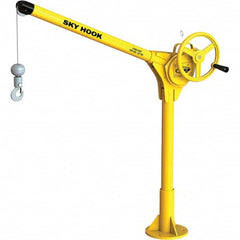 Sky Hook - 500 Lb Steel Lifting Hook Crane - Makers Industrial Supply