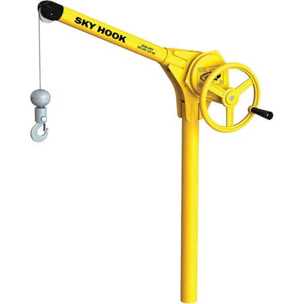 Sky Hook - 500 Lb Steel Lifting Hook Crane - Makers Industrial Supply