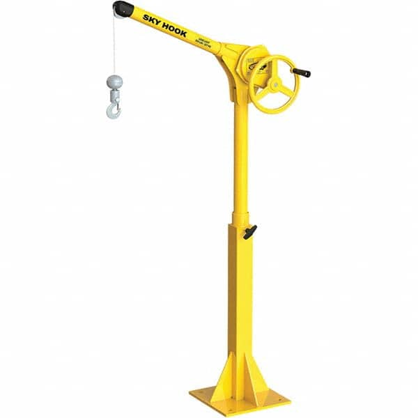 Sky Hook - 500 Lb Steel Lifting Hook Crane - Makers Industrial Supply