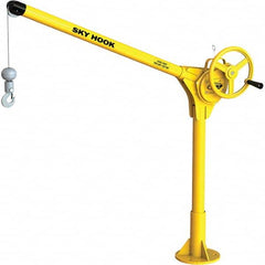 Sky Hook - 500 Lb Steel Lifting Hook Crane - Makers Industrial Supply