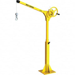 Sky Hook - 500 Lb Steel Lifting Hook Crane - Makers Industrial Supply