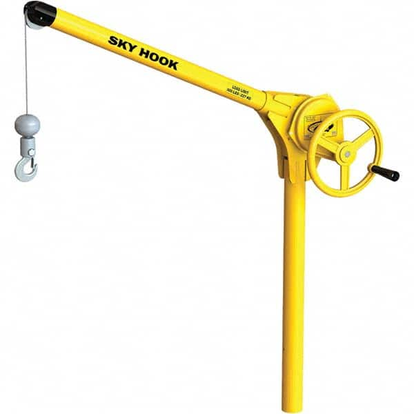 Sky Hook - 500 Lb Steel Lifting Hook Crane - Makers Industrial Supply