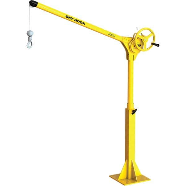 Sky Hook - 500 Lb Steel Lifting Hook Crane - Makers Industrial Supply