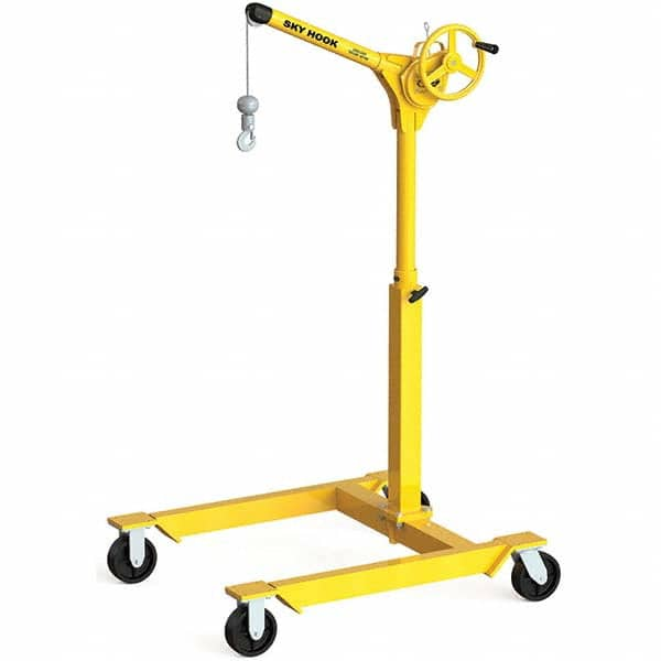 Sky Hook - 500 Lb Steel Lifting Hook Crane - Makers Industrial Supply