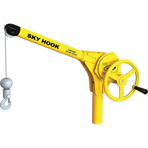 Sky Hook - 500 Lb Steel Lifting Hook Crane - Makers Industrial Supply