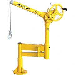 Sky Hook - 500 Lb Steel Lifting Hook Crane - Makers Industrial Supply