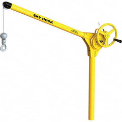 Sky Hook - 500 Lb Steel Lifting Hook Crane - Makers Industrial Supply