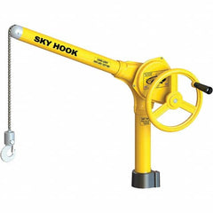 Sky Hook - 500 Lb Steel Lifting Hook Crane - Makers Industrial Supply