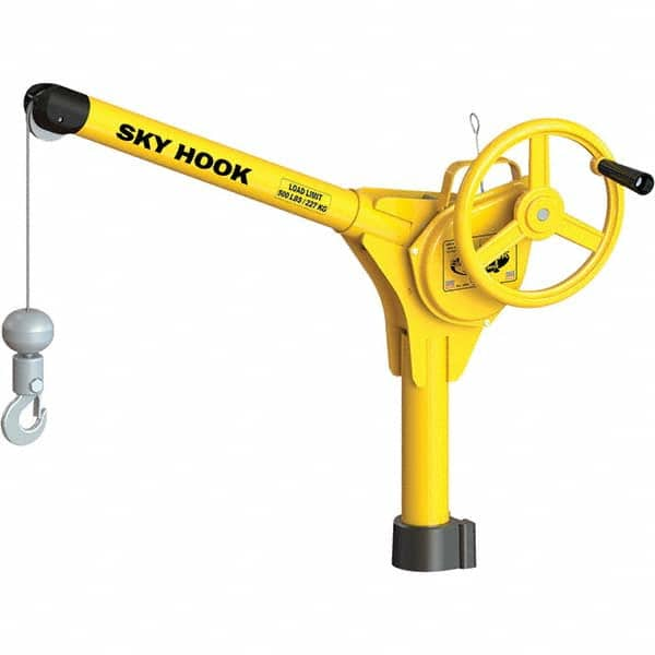 Sky Hook - 500 Lb Steel Lifting Hook Crane - Makers Industrial Supply