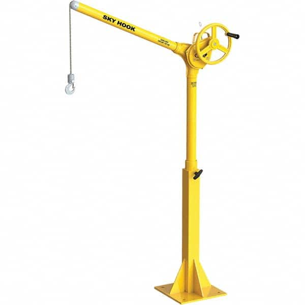 Sky Hook - 500 Lb Steel Lifting Hook Crane - Makers Industrial Supply