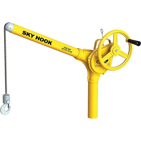 Sky Hook - 500 Lb Steel Lifting Hook Crane - Makers Industrial Supply