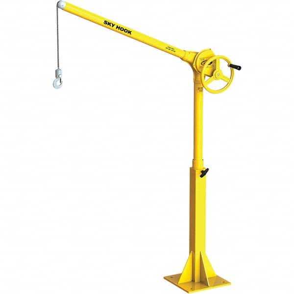 Sky Hook - 500 Lb Steel Lifting Hook Crane - Makers Industrial Supply