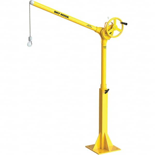 Sky Hook - 500 Lb Steel Lifting Hook Crane - Makers Industrial Supply