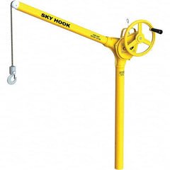 Sky Hook - 500 Lb Steel Lifting Hook Crane - Makers Industrial Supply