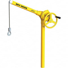 Sky Hook - 500 Lb Steel Lifting Hook Crane - Makers Industrial Supply