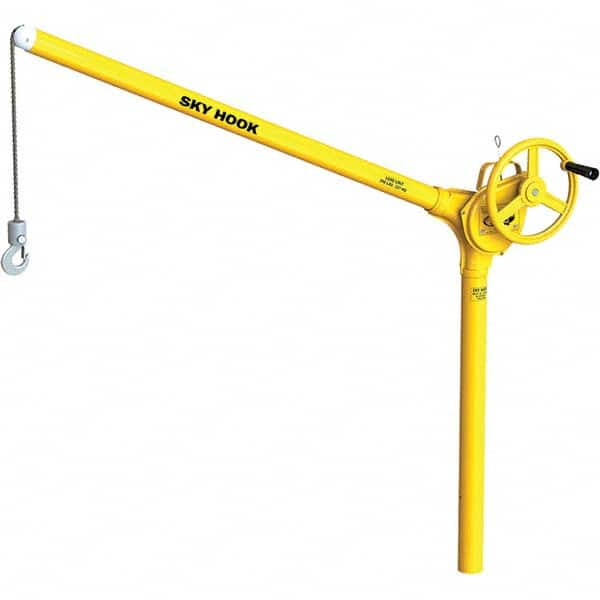 Sky Hook - 500 Lb Steel Lifting Hook Crane - Makers Industrial Supply