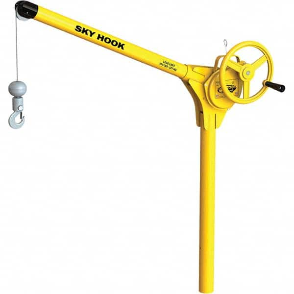 Sky Hook - 500 Lb Steel Lifting Hook Crane - Makers Industrial Supply