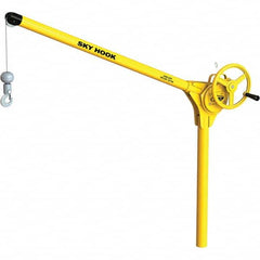 Sky Hook - 500 Lb Steel Lifting Hook Crane - Makers Industrial Supply