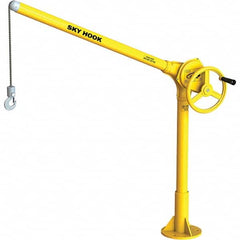 Sky Hook - 500 Lb Steel Lifting Hook Crane - Makers Industrial Supply