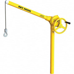 Sky Hook - 500 Lb Steel Lifting Hook Crane - Makers Industrial Supply