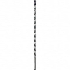 Extra Length Drill Bit: 0.4843″ Dia, 135 °, Solid Carbide TiAlN Finish, Parabolic Flute, Oversized Shank, Series 6513