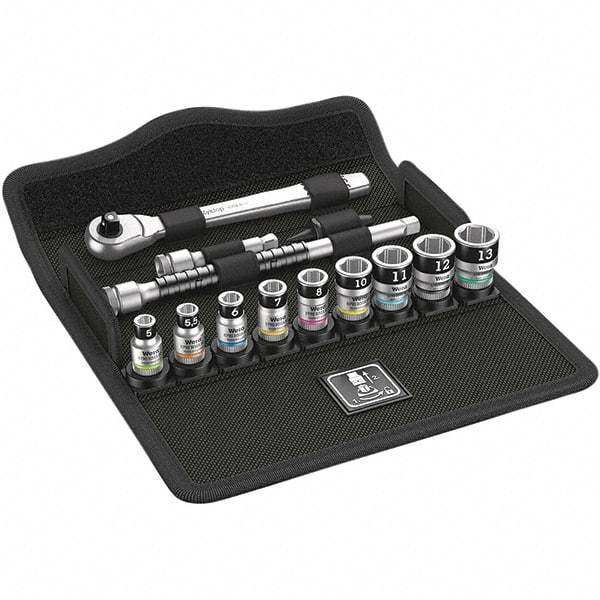 Wera - Socket Sets Measurement Type: Metric Drive Size: 1/4 - Makers Industrial Supply