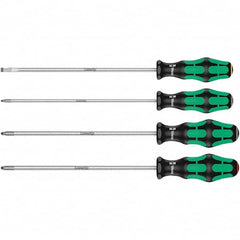 Wera - Screwdriver Sets Screwdriver Types Included: Pozidriv; Slotted; Phillips Number of Pieces: 4 - Makers Industrial Supply