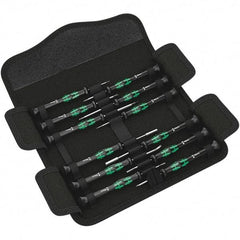 Wera - Screwdriver Sets Screwdriver Types Included: Phillips; Slotted; Microstix; TorxPlus; Torx Number of Pieces: 12 - Makers Industrial Supply