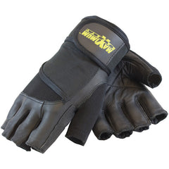 122-AV20/M Gloves /Liners - Anti-Vibration w/Shock Absorbing Pad - Heavy Duty w/Wrist Strap - Exact Industrial Supply