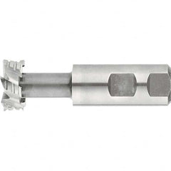 Keo - 1-1/2" Diam, 1/2" Wide, High Speed Steel T-Slot Cutter - Makers Industrial Supply