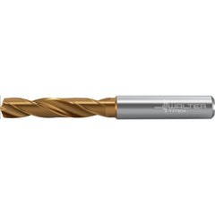 Screw Machine Length Drill Bit: 0.375″ Dia, 140 °, Solid Carbide Coated, Right Hand Cut, Straight-Cylindrical Shank, Series DC160-03-A1