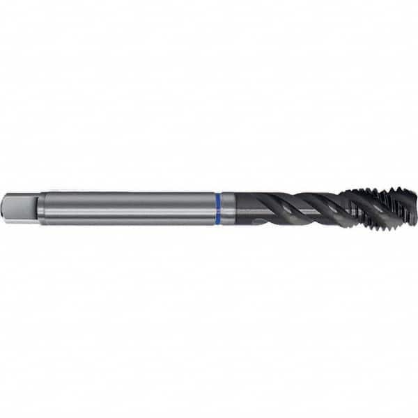 Spiral Flute Tap: BSP, 4 Flute, Semi-Bottoming, X Class of Fit, HSS-E, TiAlN Finish Right Hand Flute, Right Hand Thread, Series 4632