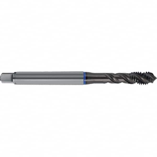 Spiral Flute Tap: M10 x 1.50, Metric, 3 Flute, Semi-Bottoming, 7GX Class of Fit, TiAlN Finish Right Hand Flute, Right Hand Thread, D11 & D12, Series 4626