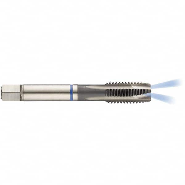 Spiral Point Tap: 9/16-18, UNF, 4 Flutes, Plug, 2BX, HSS-E, Slidur Finish 100 mm OAL, Right Hand, H5/H6, Series 4661