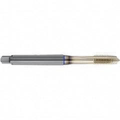 Spiral Point Tap: M10 x 1.5, Metric, 3 Flutes, Plug, 6HX, Powdered Metal High Speed Steel, Sirius Finish 100 mm OAL, Right Hand, D7/D8, Series 4646