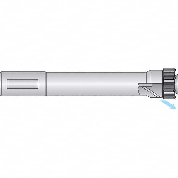 Axial Clamp Straight Shank Modular Reamer Body 2.756″ Shank Length, 12.52″ OAL, Right Hand Cut