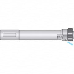 Allied Machine and Engineering - Axial Clamp Straight Shank Modular Reamer Body - Makers Industrial Supply