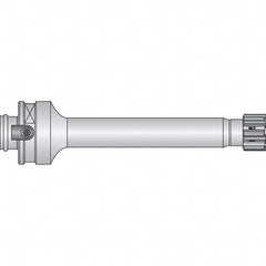 Axial Clamp Modular Shank Modular Reamer Body 50mm Shank Diam, 80mm Body Length, 115″ OAL, Right Hand Cut, 14.61 to 17.6mm Head Diam Compatibility